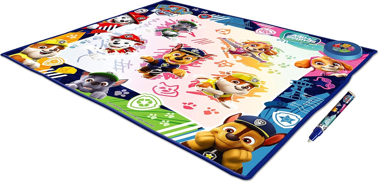 Aqua Sounds Magic Mat: Paw Patrol - Water Drawing, Character & Scene Reveal, Makes Sounds While You Scribble, Chunky Water Pen, Toddlers Kids Ages 2+ - Image 5