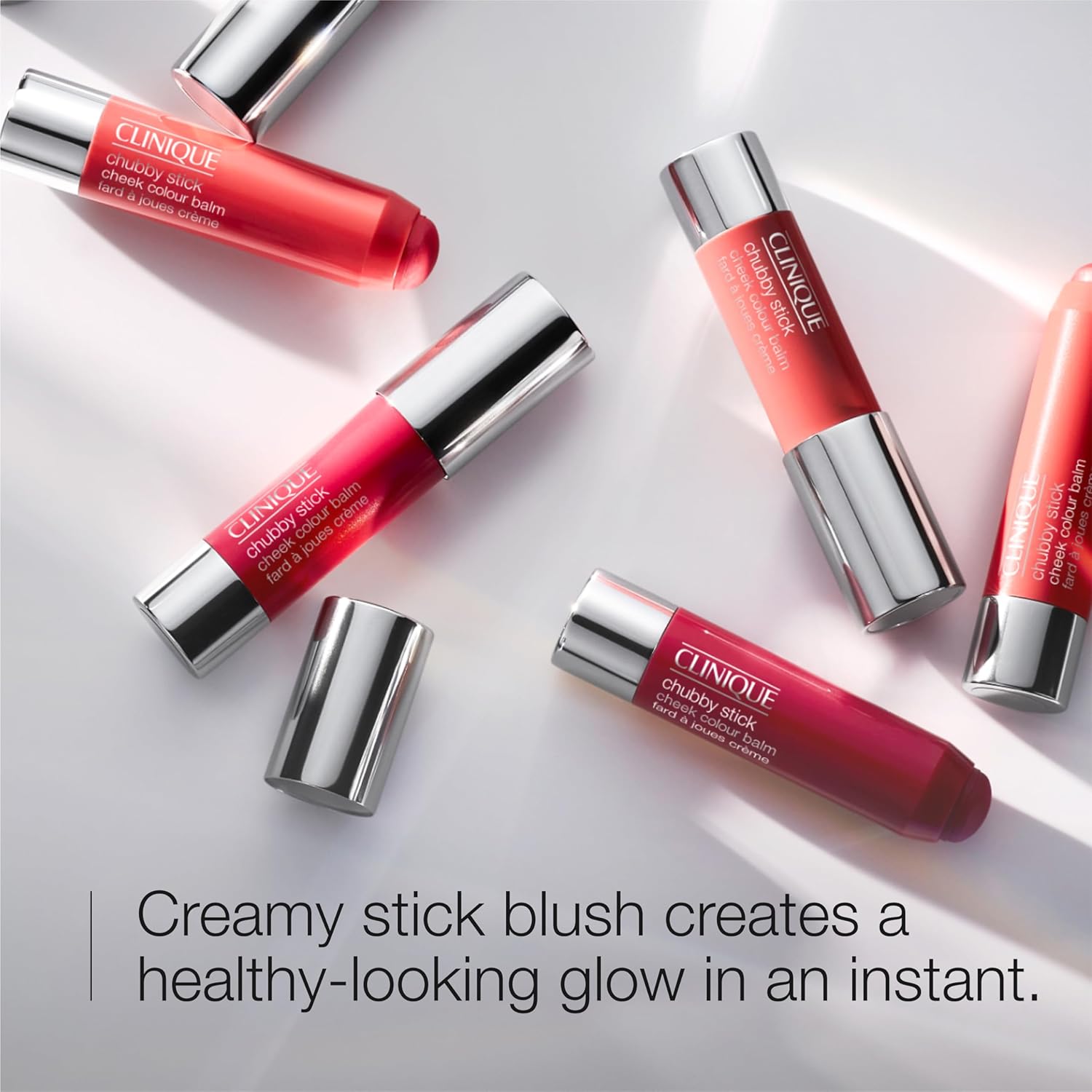 Clinique Chubby Cream Blush Stick Cheek Colour Balm | For a Healthy-Looking Glow - Image 3