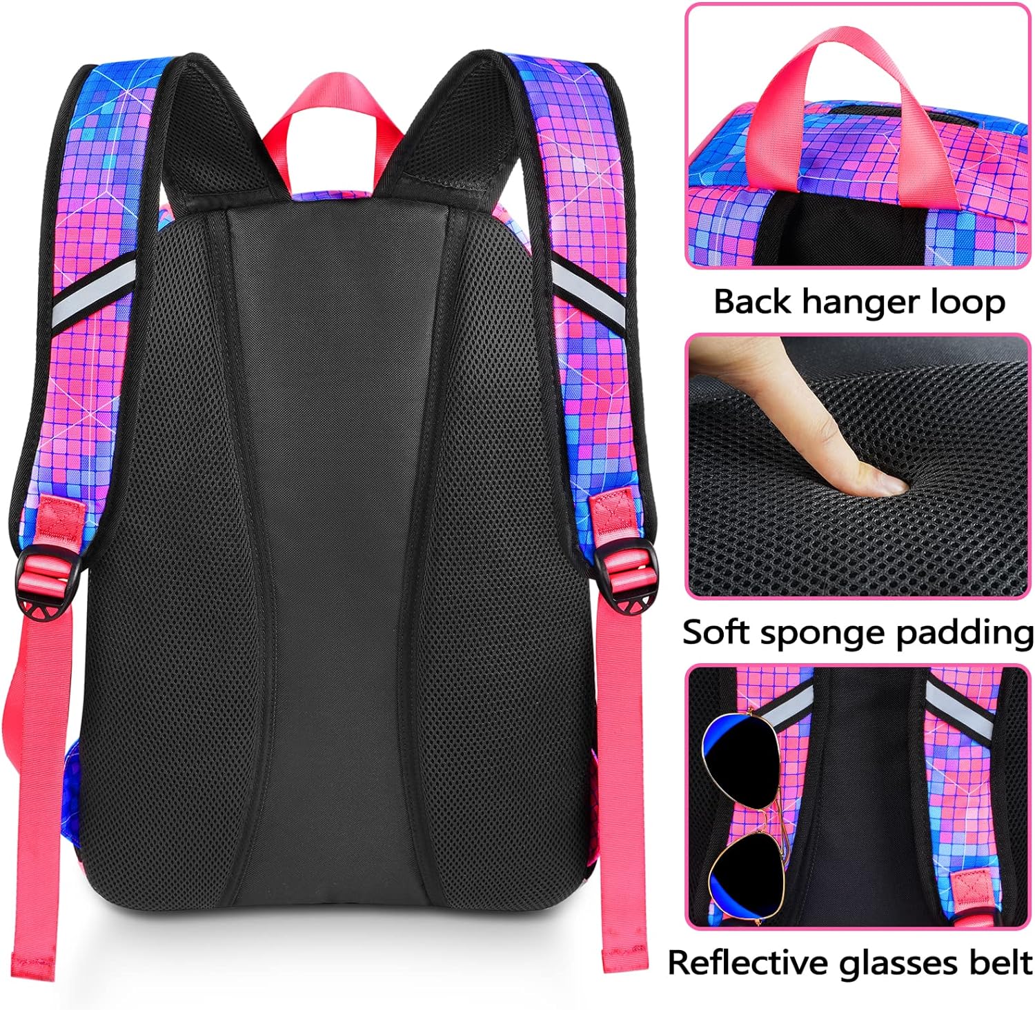 MATEIN Basketball Bag, Sturdy Soccer Bag with Ball Holder & Shoe Compartment, Large Basketball Backpack for Training Equipment, Water Resistant Sports Ball Backpack Fits Volleyball Football, Colorful - Image 3
