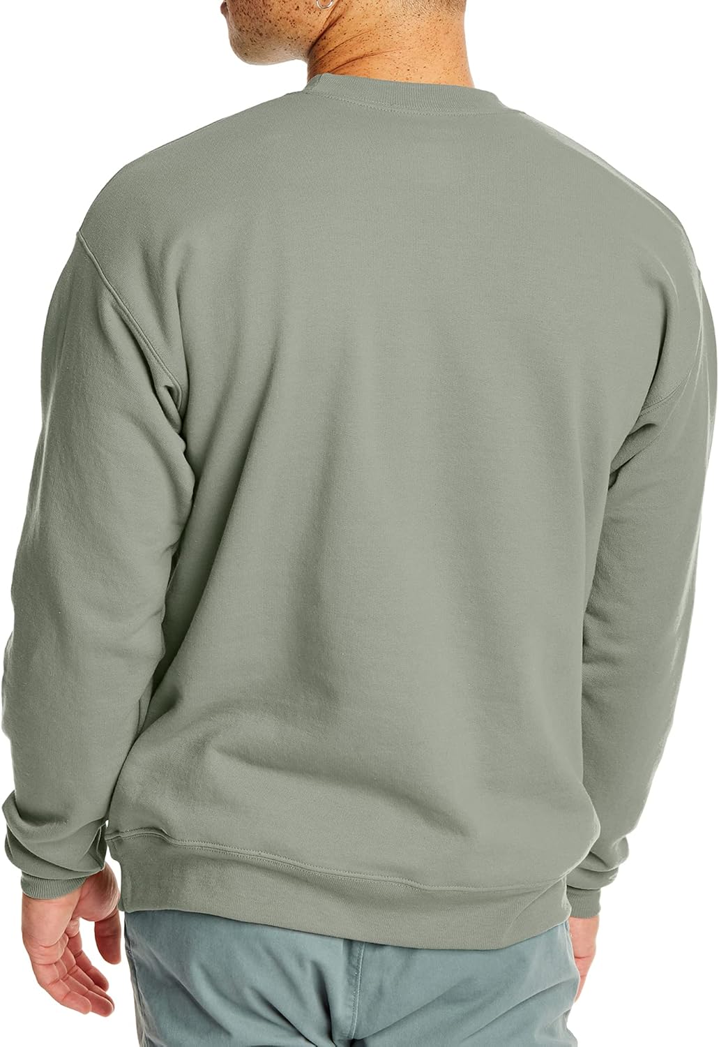 Hanes Men's EcoSmart Fleece, Pullover Crewneck Sweatshirt, 1 or 2 Pack - Image 3