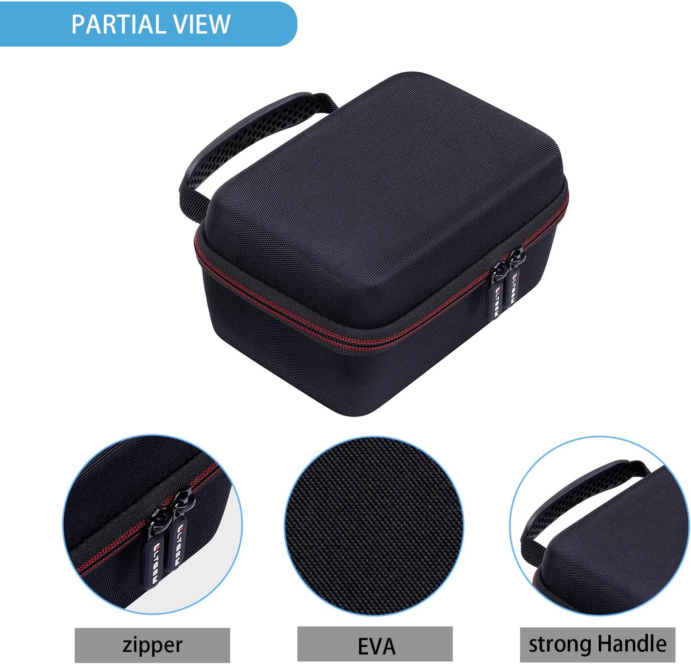 LTGEM Monocular Case Hard Carrying Case Compatible for Gosky 12X55 or Titan 12X50 or Pankoo 40X60 High Power Prism Monocular Telescope - Image 6