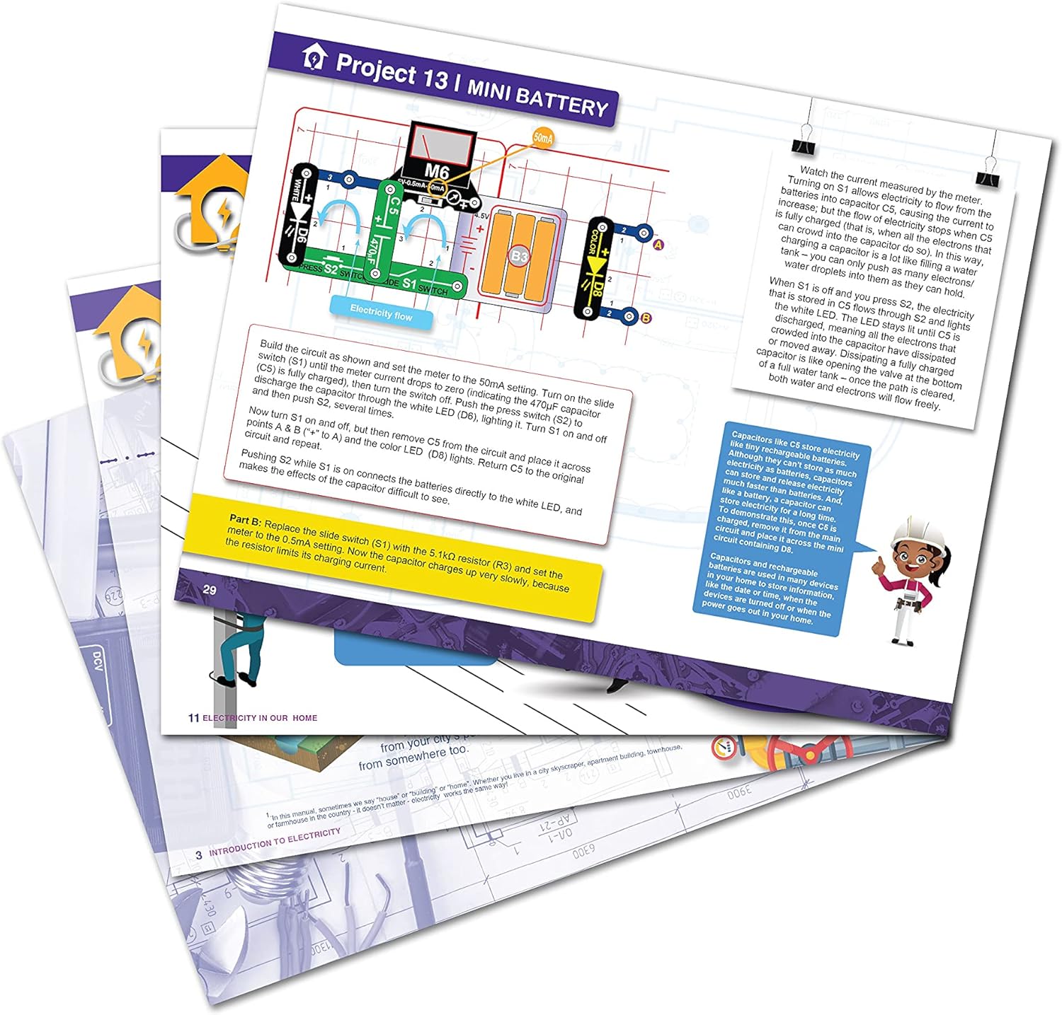 Snap Circuits Elenco My Home Electronics Building Kit for Kids Ages 8 and Up - Image 10