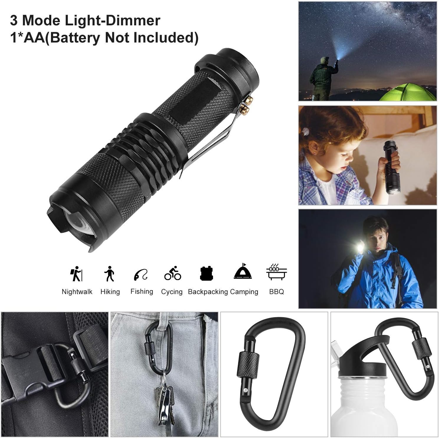 Survival Gear Kits Outdoor Survival Gear Tool for Trip,with Fire Starter, Whistle, Wood Cutter, Tactical Pen for Camping, Hiking, Climbing for Wilderness/Trip/Cars/Hiking/Camping - Image 6