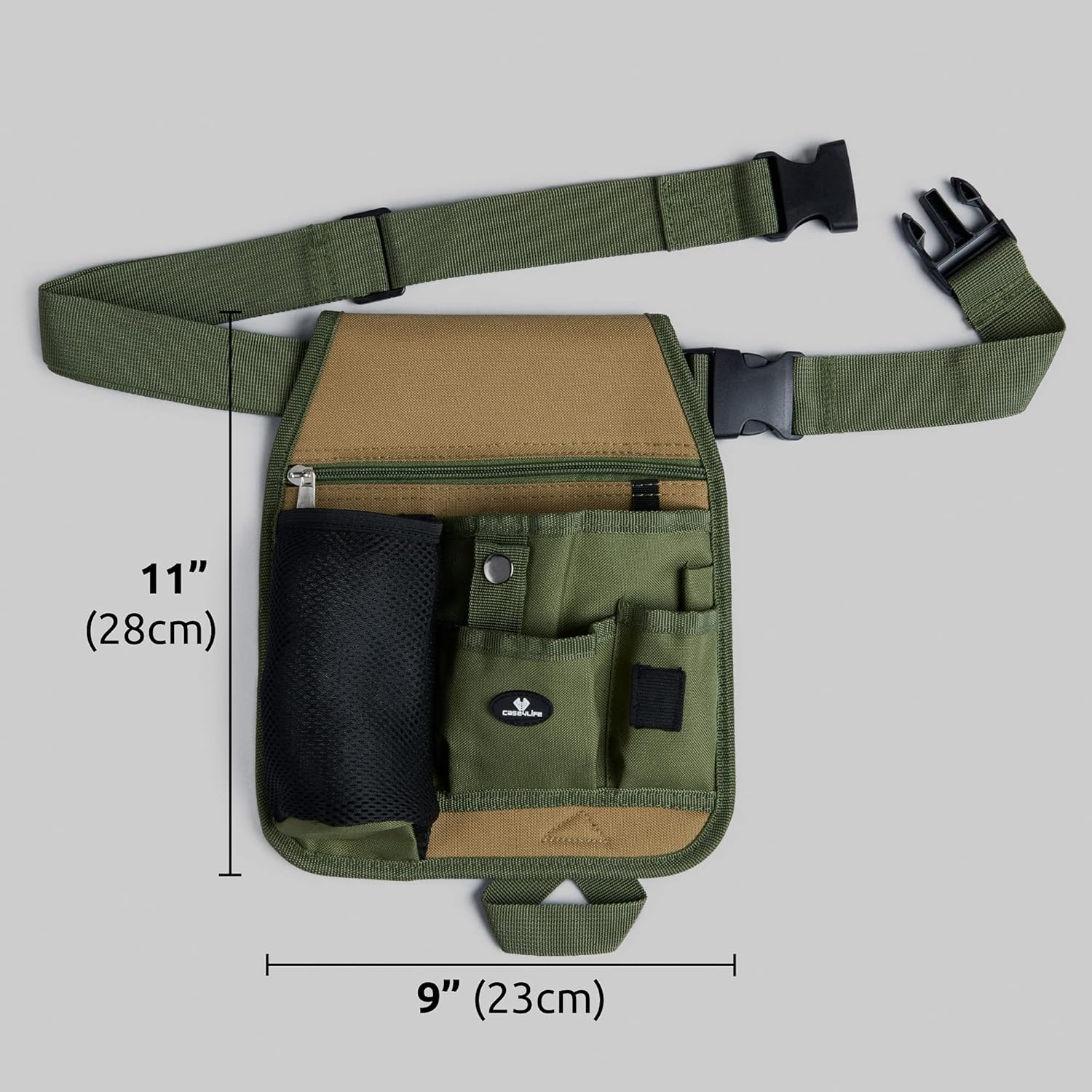 Handy Organizer Garden Tool Pouch - Unisex Utility Belt Apron for Gardening Gifts, Plumbing, Florists, Woodwork, DIY - with Multiple Pockets for Hand Tools & Adjustable Waist Belt Case4Life - Image 7
