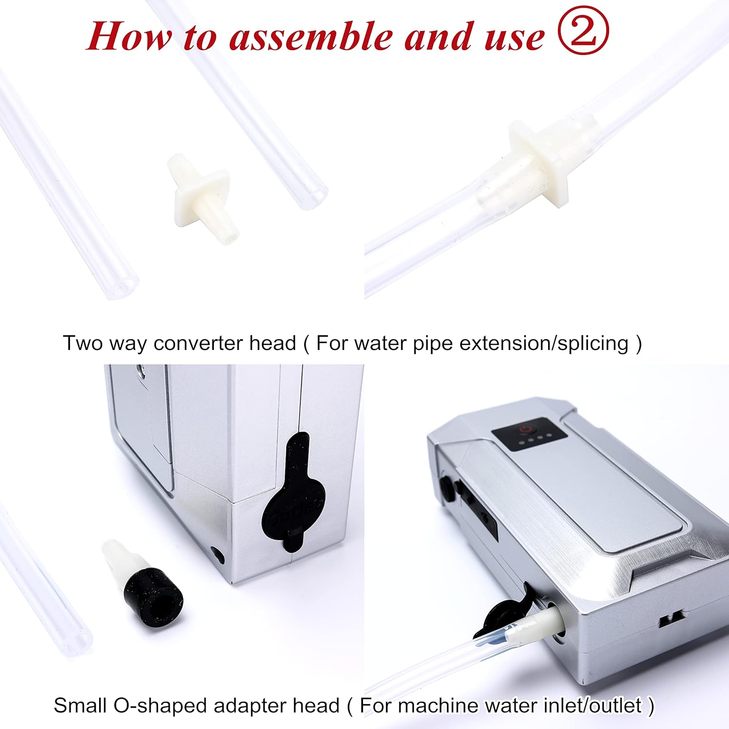 Mini Emergency Water Pump (1000ml/min) Compatible with Membrane Sawyer LifeStraw Personal Water Filter for Hiking, Built-in 2000mAh Power Bank, 3-Speed Adjustable Flashlight & SOS Signal Light, IPX3 - Image 6