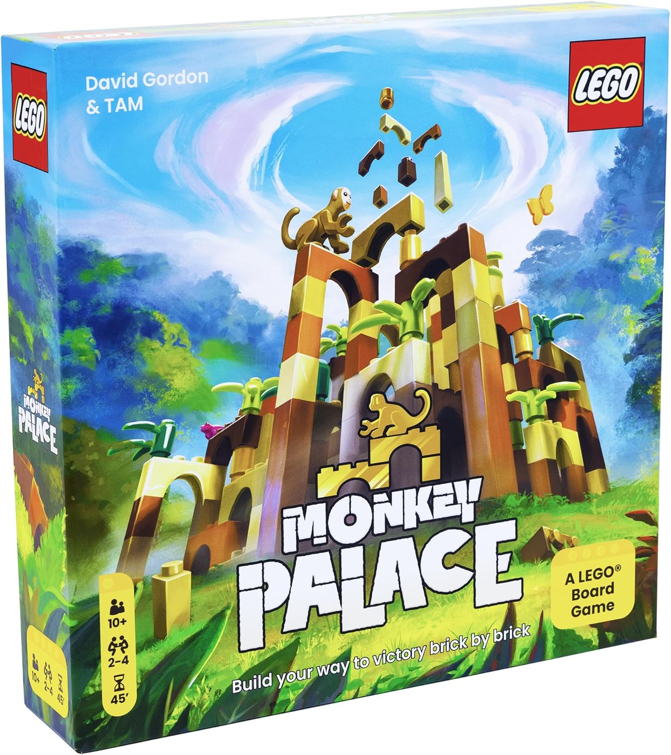 Monkey Palace: A Lego Board Game - Build Your Way to Victory Brick by Brick! Fun Family Brick-Building Game for Kids & Adults, Ages 10+, 2-4 Players, 45 Minute Playtime, Made by Dotted Games - Image 2