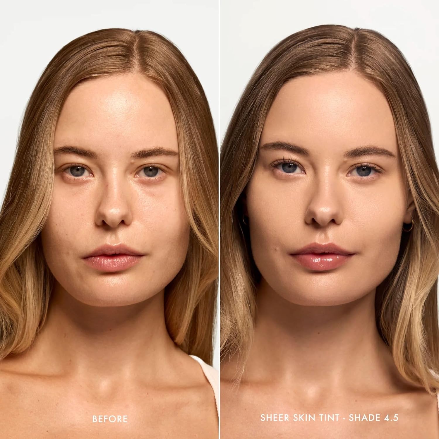 Summer Fridays Sheer Skin Tint - Tinted Moisturizer with Hyaluronic Acid - Helps Diminish Uneven Skin Tone - Sheer to Light Coverage - Shade 4.5 - Medium with Cool Peach Undertones (1 Fl Oz) - Image 4