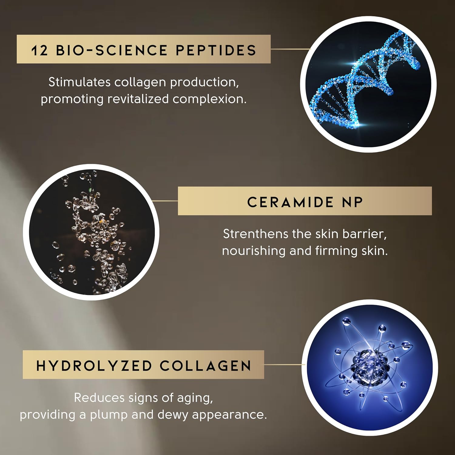 12+ Advanced Peptide Collagen Serum for Wrinkles, Elasticity, Korean skincare Anti-aging concentrated face serum (1 Fl.oz, 30mL) - Image 6