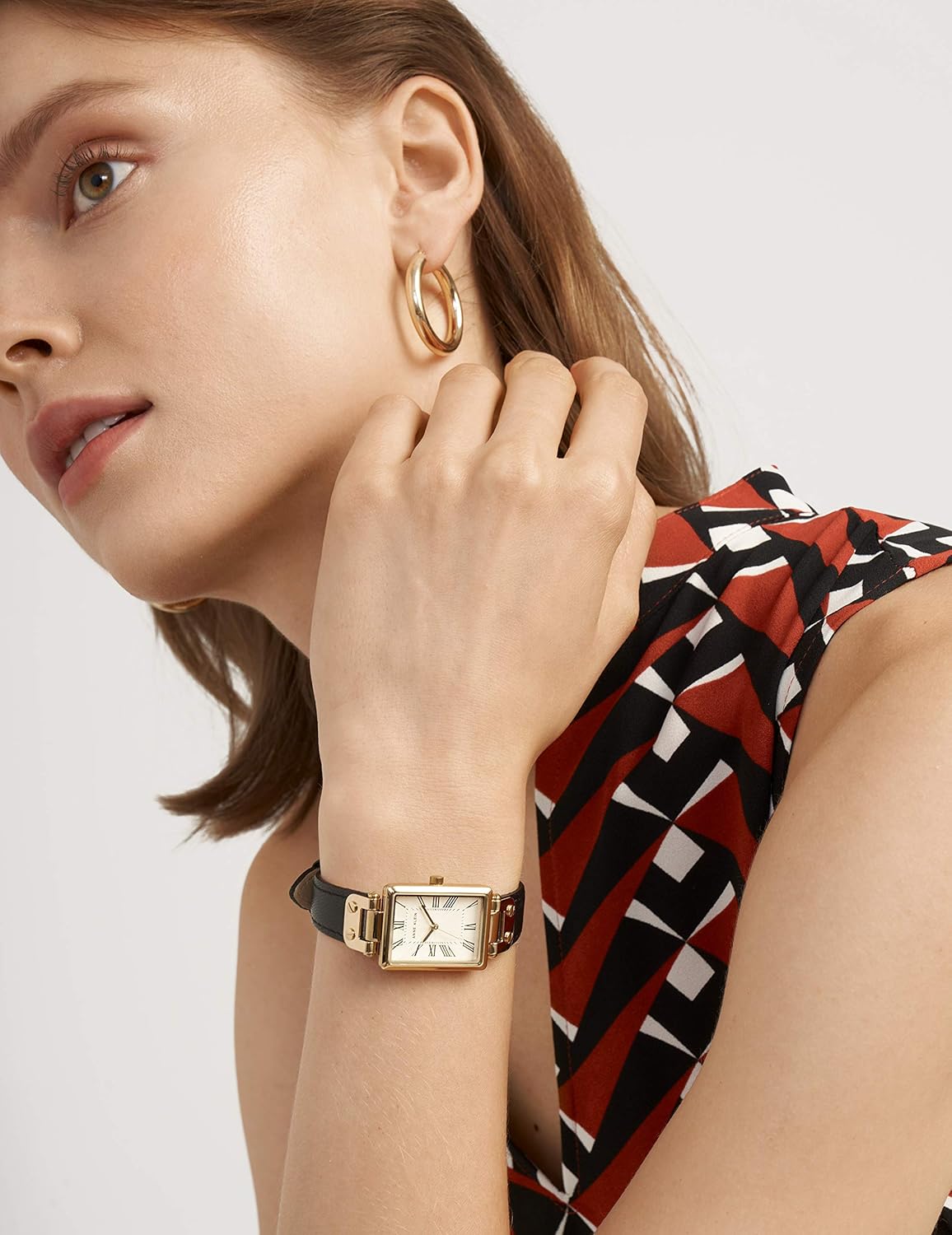 Anne Klein Women's Leather Strap Watch, AK/3752 - Image 3