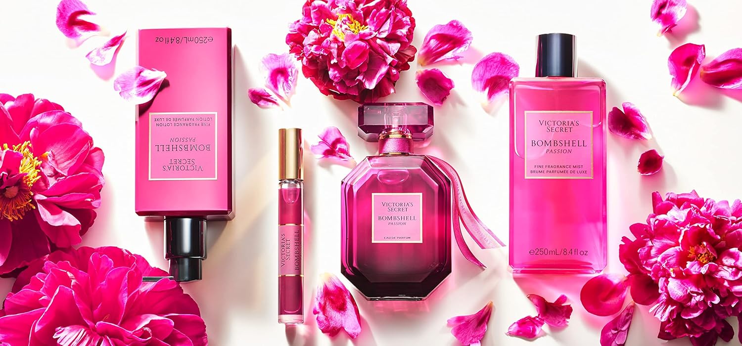 Victoria's Secret Bombshell Passion Eau de Parfum, Notes of Sparkling Cassis, Queen Peony & Fuchsia Rose, Perfumes for Women (1.7 oz) - Image 6