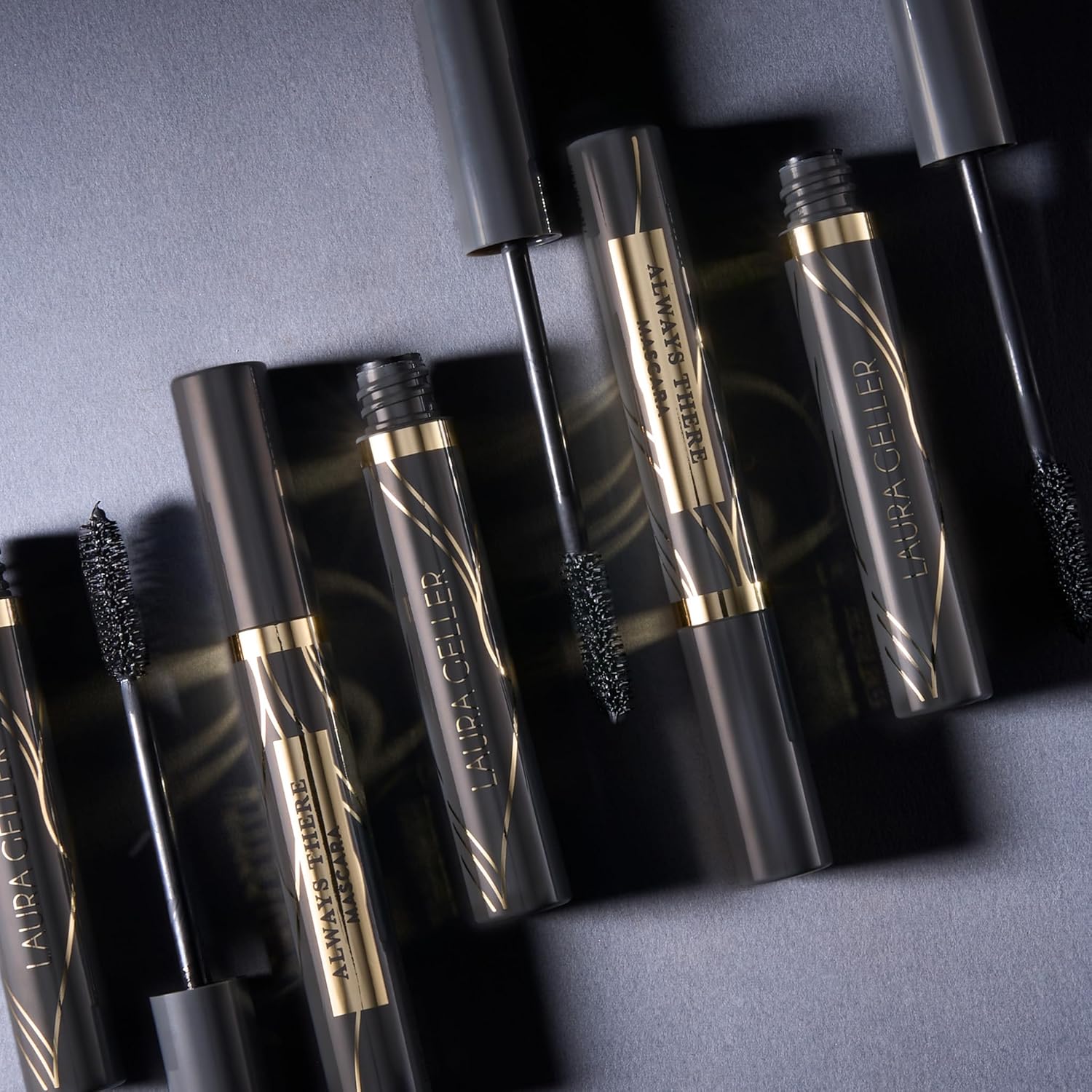 LAURA GELLER NEW YORK LAURA GELLER Always There Waterproof Lengthening Mascara in Black | - Lengthening, Defining, Curling, Buildable Formula Eye Makeup- Innovative Lengthening Brush- 1 count - Image 8