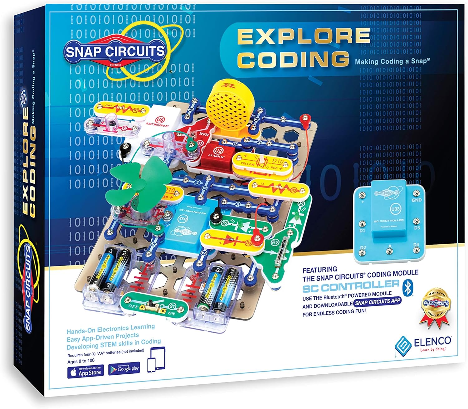 Snap Circuits Explore Coding, STEM Building Toy for Ages 8 to 108, Amazon Exclusive - Image 2
