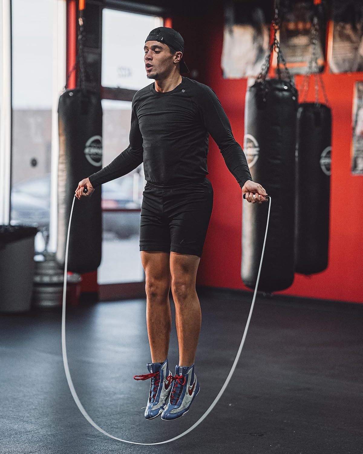 A Jump Rope Made For Boxing, Tangle-Free, 15% Heavier Than A Normal PVC Rope, Boxer Jump Rope, Adjustable, Includes Grip Tapes For More Grip, Skipping Rope for Boxers, Premium Quality - Image 5