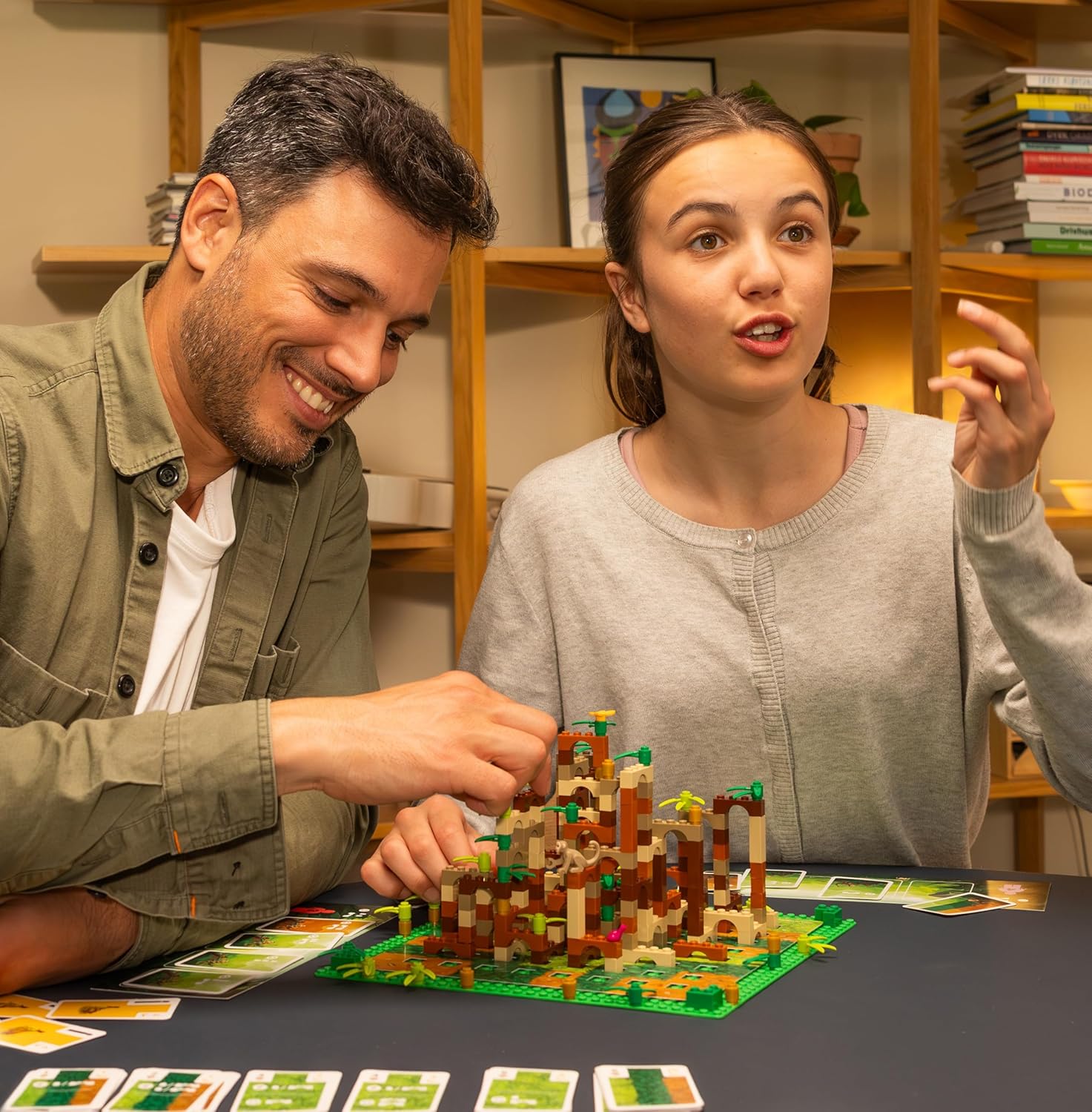 Monkey Palace: A Lego Board Game - Build Your Way to Victory Brick by Brick! Fun Family Brick-Building Game for Kids & Adults, Ages 10+, 2-4 Players, 45 Minute Playtime, Made by Dotted Games - Image 8