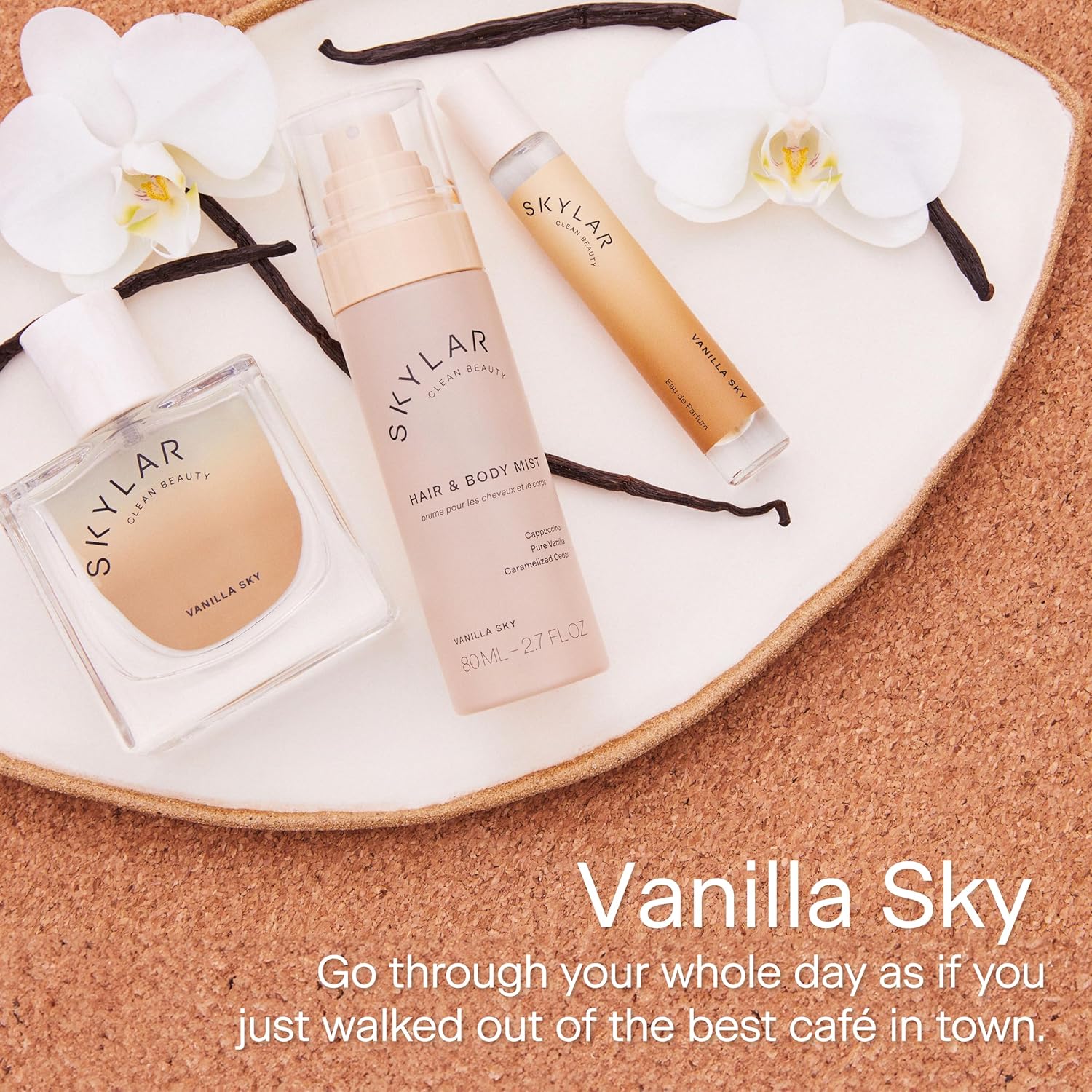 Skylar Vanilla Sky Hair & Body Mist | Hypoallergenic & Clean Fragrance | Vegan, Cruelty Free, and Safe For Sensitive Skin | 80 ML, 2.7 Fl Oz - Image 7