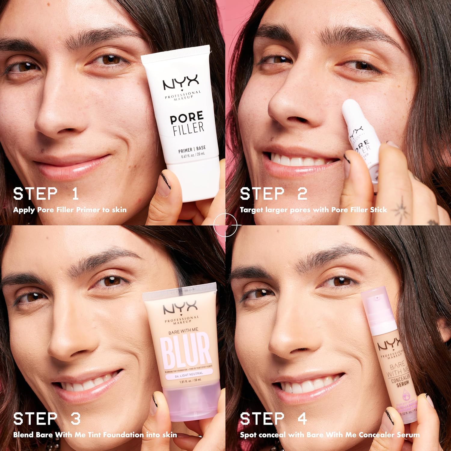 NYX PROFESSIONAL MAKEUP Pore Filler Blurring Primer, Vegan Face Primer - Image 8