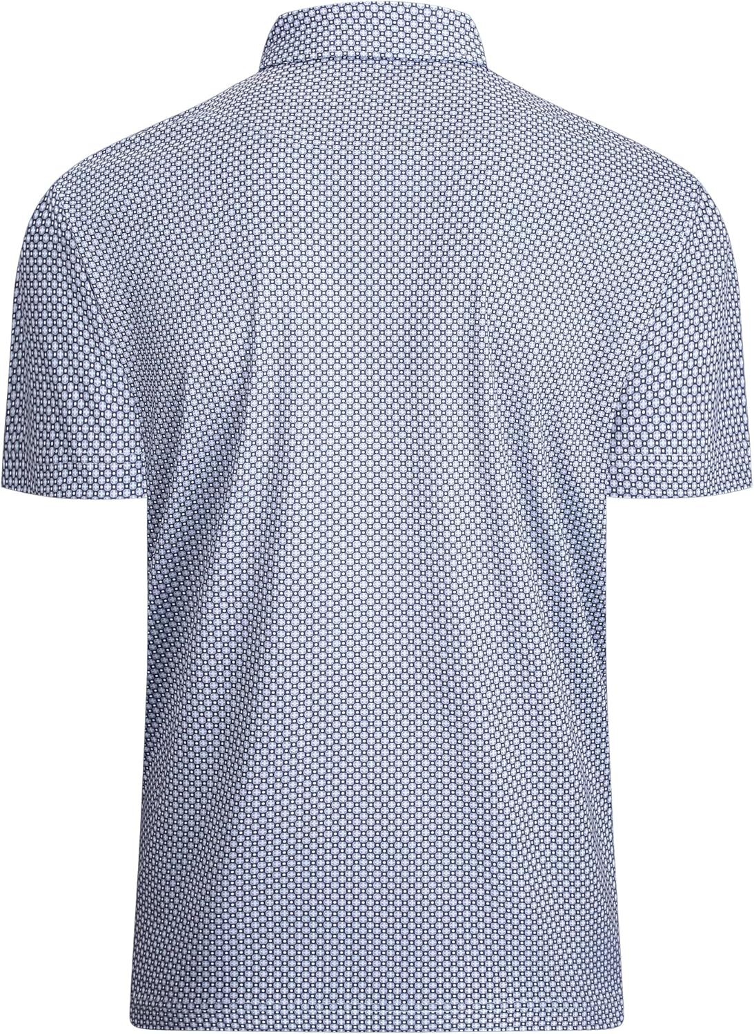 Alex Vando Mens Golf Shirt Moisture Wicking Classic Print Golf Shirts for Men - Image 3