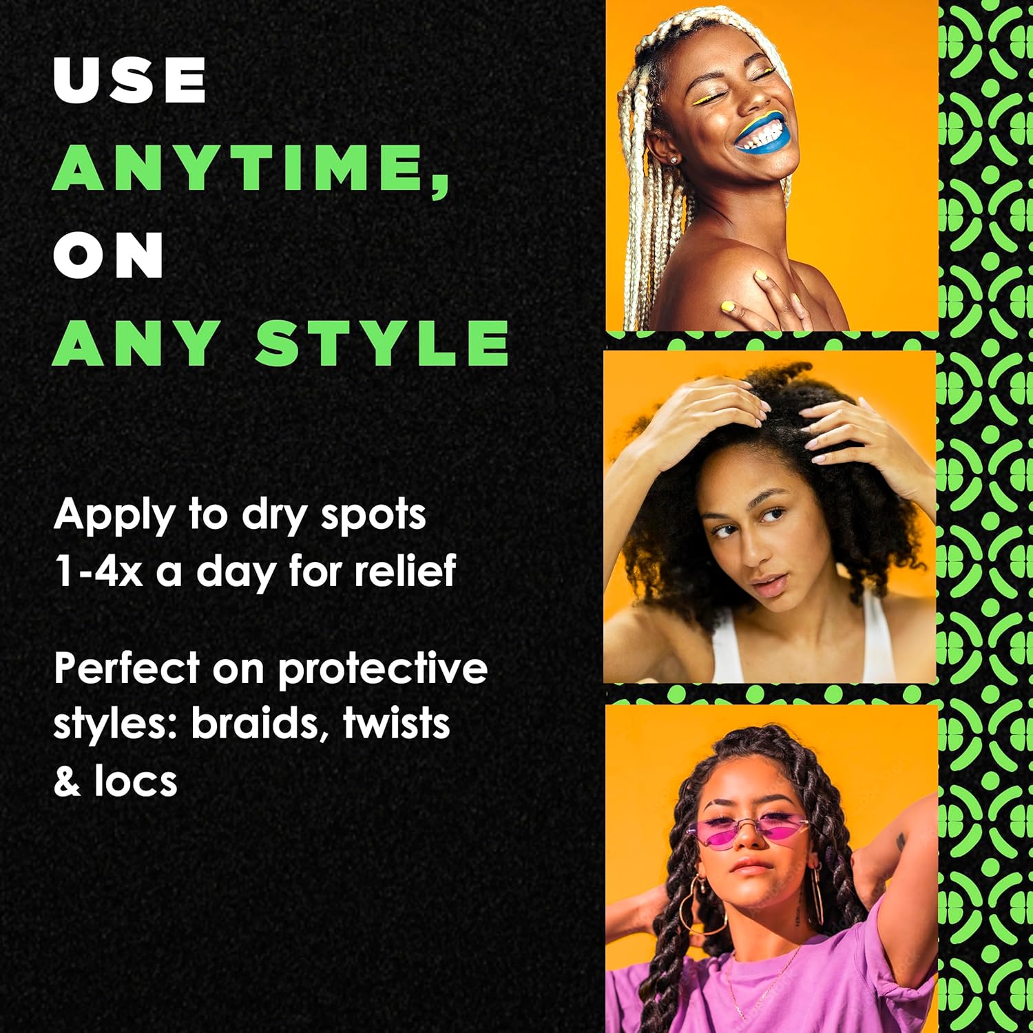 MY BLACK IS BEAUTIFUL Cooling Scalp Serum, Dandruff Treatment, For Coily Hair and Protective Styles, Dry and Itchy Scalp Treatment With Pyrithione Zinc, With Cooling Mint, Sulfate Free, 4.2 fl oz - Image 4