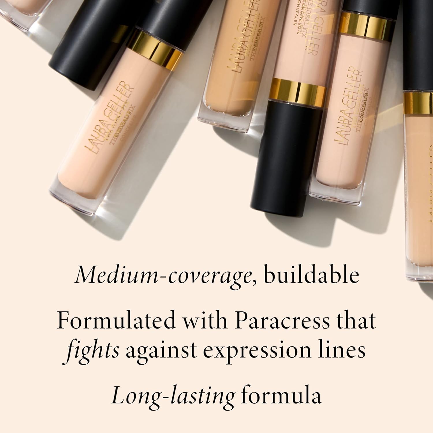 LAURA GELLER NEW YORK The Ideal Fix Concealer - Light - Buildable Medium to Full Coverage Liquid Concealer - Covers Under Eye Dark Circles & Blemishes - Long-Lasting - Image 4