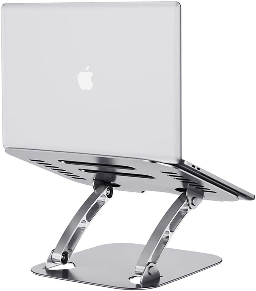 BoxWave Stand and Mount Compatible with Jumper EZbook X8 (15.6 in) - Executive VersaView Laptop Stand, Ergonomic Adjustable Viewing Angle Metallic Riser - Metallic Silver - Image 5