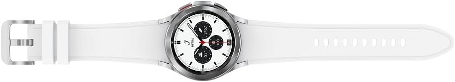 SAMSUNG Galaxy Watch 4 Classic 46mm Smartwatch with ECG Monitor Tracker for Health, Fitness, Running, Sleep Cycles, GPS Fall Detection, Bluetooth, US Version, Silver - Image 6