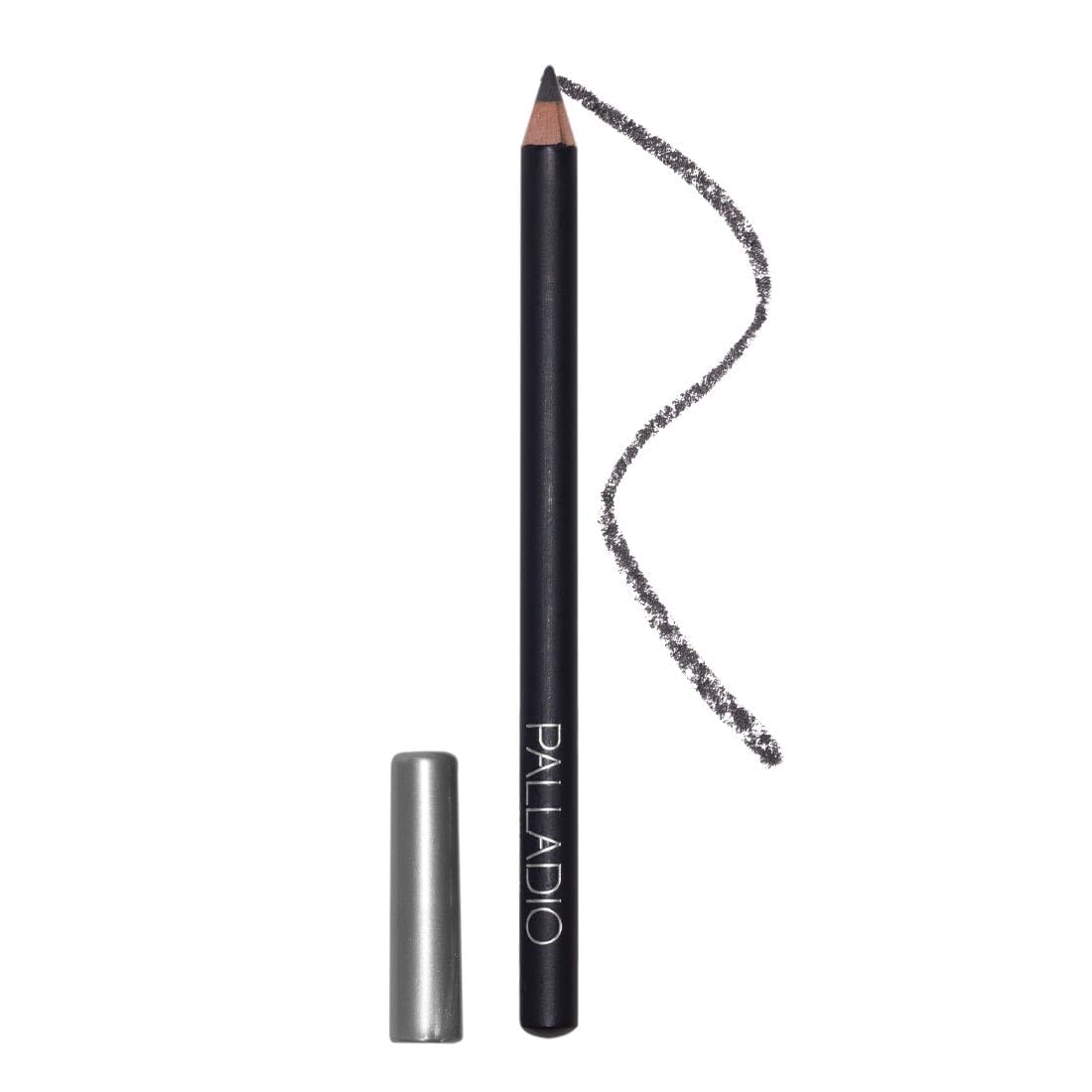 Palladio Wooden Eyeliner Pencil, Thin Pencil Shape, Easy Application, Firm yet Smooth Formula, Perfectly Outlined Eyes, Contour and Line, Long Lasting, Rich Pigment, Charcoal - Image 2