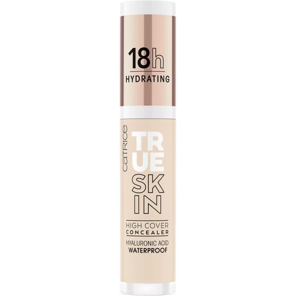 Catrice | True Skin High Cover Concealer (002 | Neutral Ivory) | Waterproof & Lightweight for Soft Matte Look | With Hyaluronic Acid & Lasts Up to 18 Hours | Vegan, Cruelty Free - Image 2