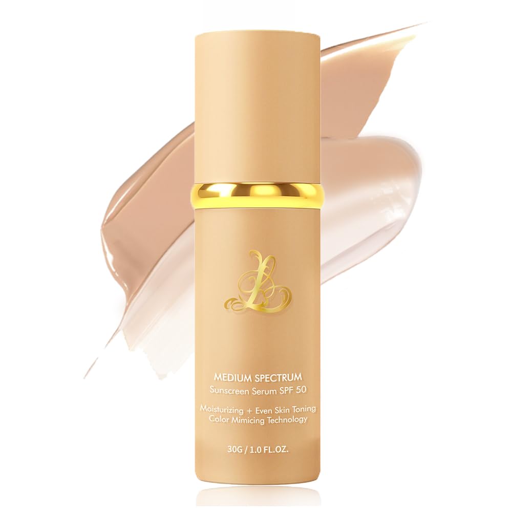Foundation 4 in 1 - Color Changing Foundation, Medium Spectrum with SPF 50, Hypoallergenic Hydrating Liquid Concealer, Long-lasting & Waterproof Natural Finish - 1.06 fl oz - Image 2