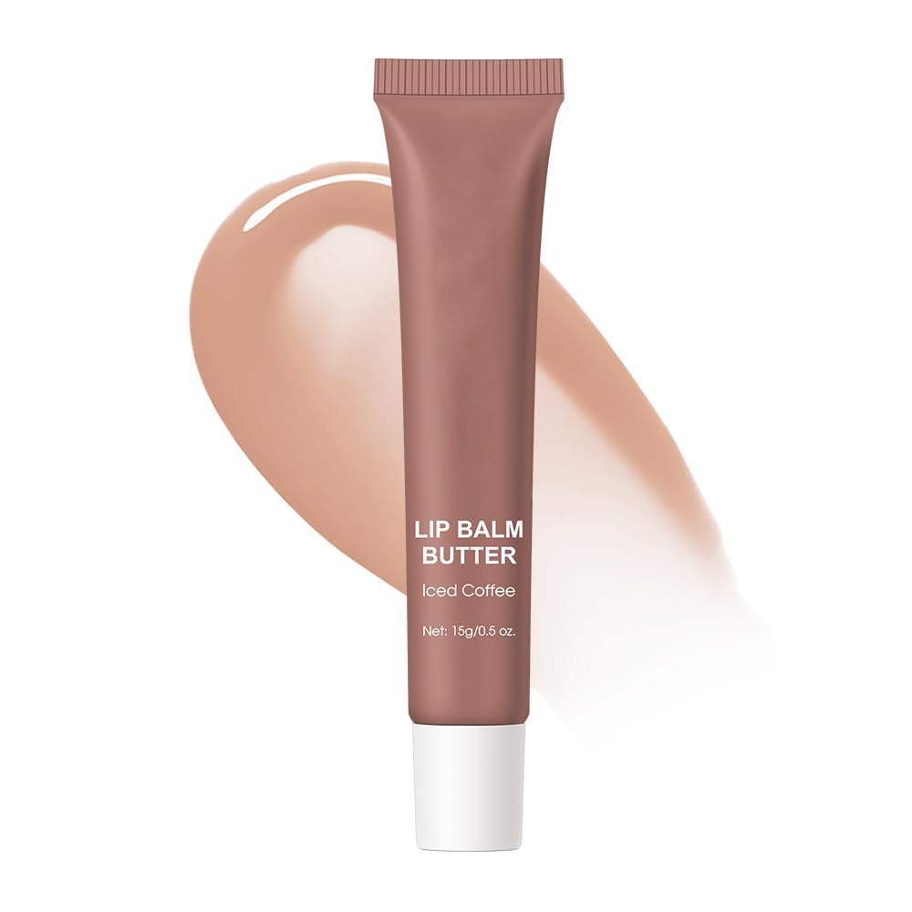 Summer Butter Lip Balm, Moisturizing Hydrating Natural Lip Care, Rich in Nutrients for Soft Smooth Lips (Iced Coffee) - Image 2