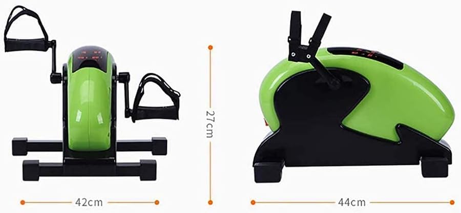 Bedridden Rehabilitation Pedal Exerciser Portable Mini Exercise Bike Hand Foot Pedal Trainer Elderly Bicycle Exerciser Suitable for Home Bed Wheelchair Fitness (C) (D) (C) - Image 7