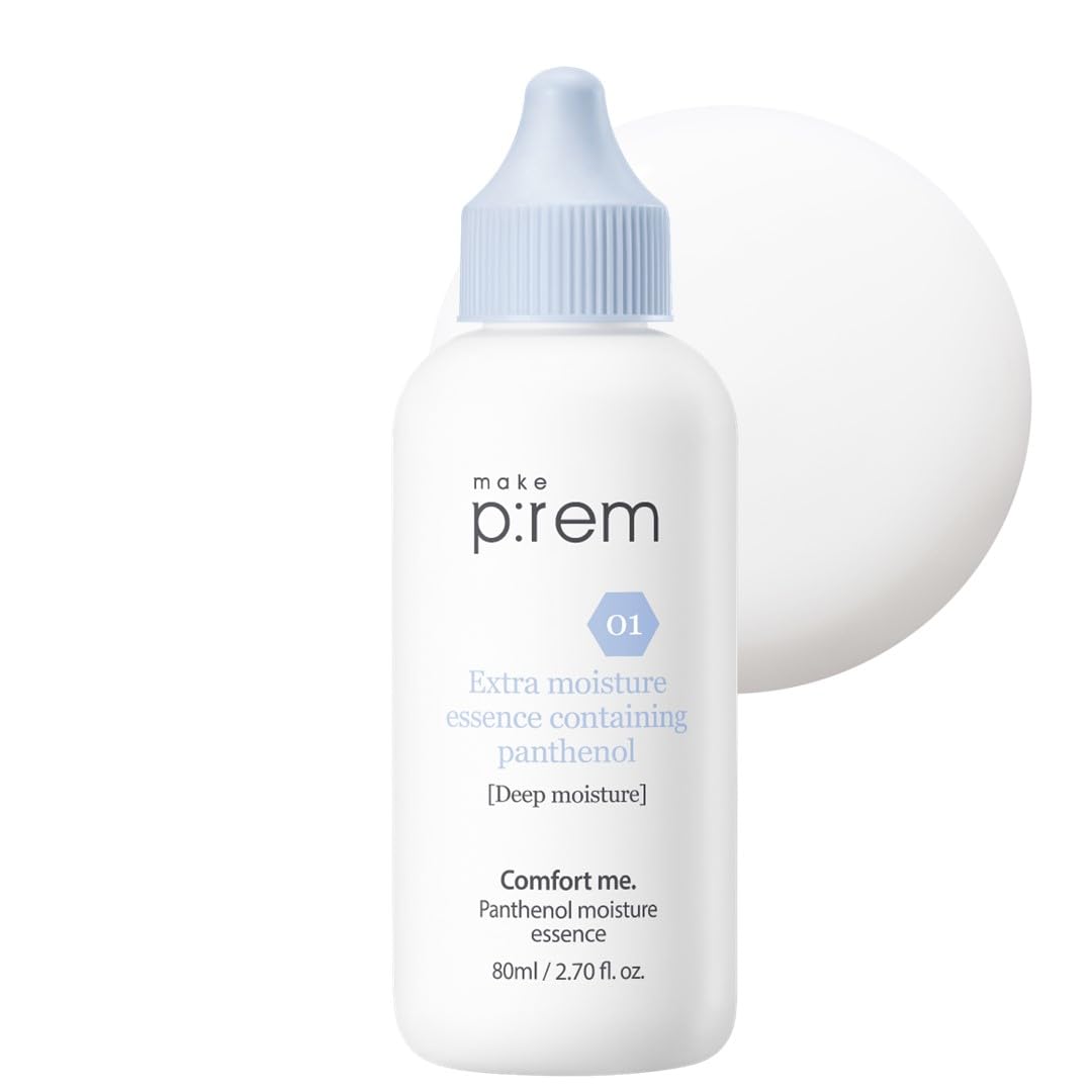 MAKE P:REM Comfort Me. Panthenol Moisture Essence, Skin Barrier Repair Serum, EWG Green, Fragrance-Free, Korean Moisturizing Skin Care, 80ml, 2.70 Fl.Oz. - Image 2