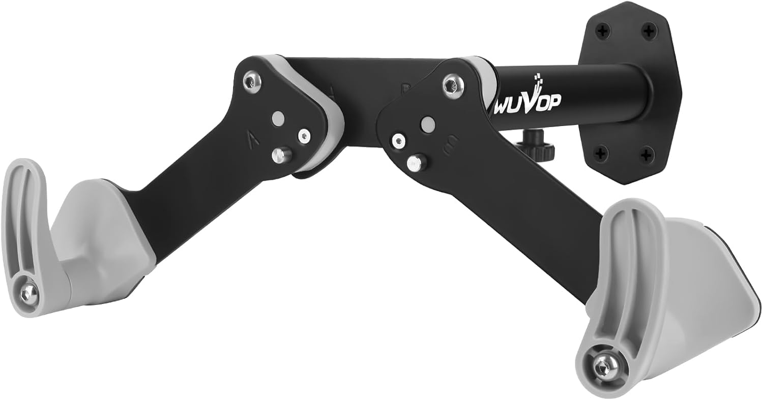 Bike Wall Mount, Horizontal Bike Wall Hanger, Adjustable Bike Indoor Storage Rack Hook, Heavy Duty Storage Holder for Bicycle in Home or Garage (1 Pack) - Image 2