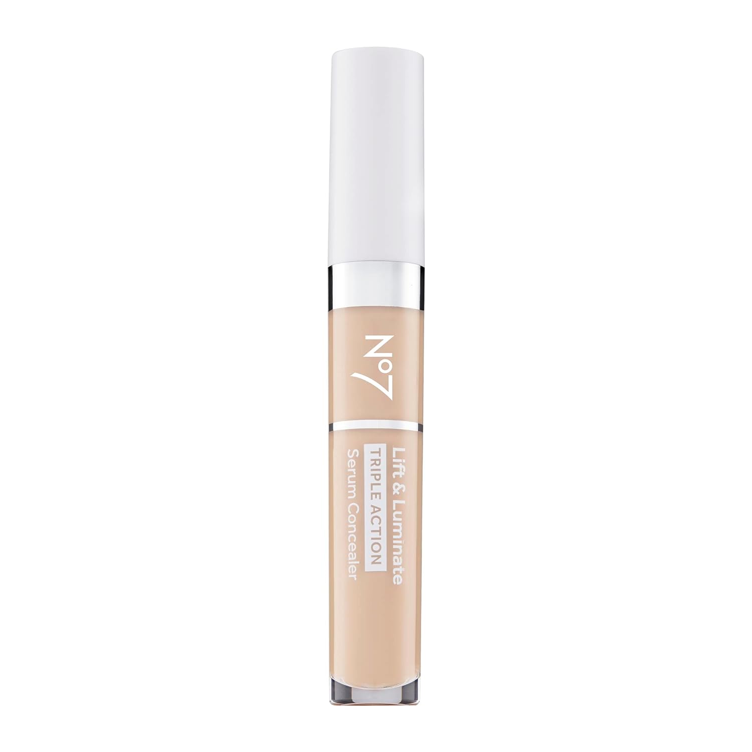 No7 Lift & Luminate Triple Action Serum Concealer - Fair - Anti Aging Liquid Concealer Makeup for Blemishes & Dark Circles - Medium to Full Coverage Concealer for Face (8ml) - Image 2