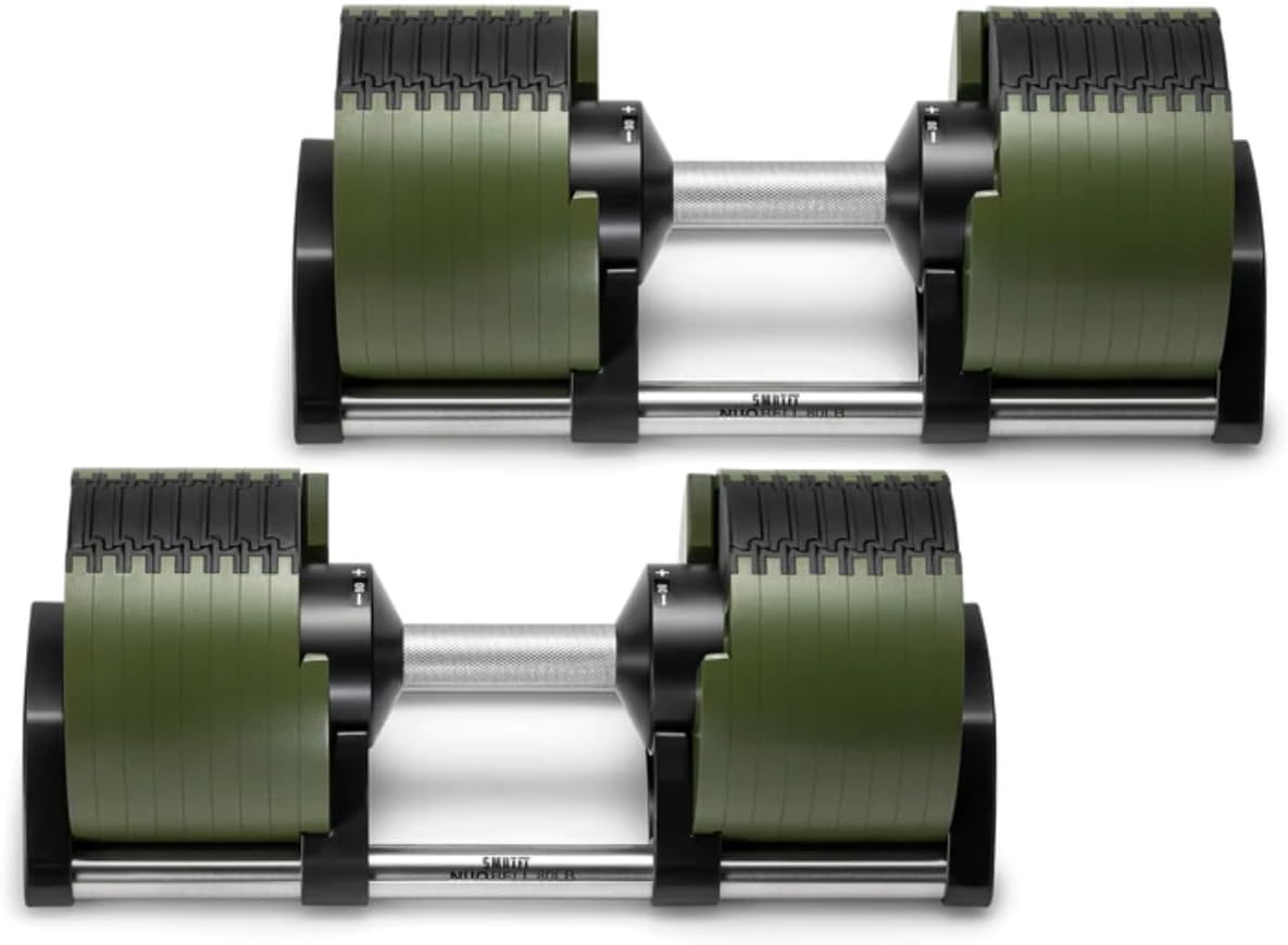 SMRTFT NUOBELL Adjustable Dumbbells | The Original All-in-One NUOBELL Adjustable Dumbbell Set | Feel Real Like Traditional Dumbbells | Highly Durable | Best 2 Year Warranty - Image 2
