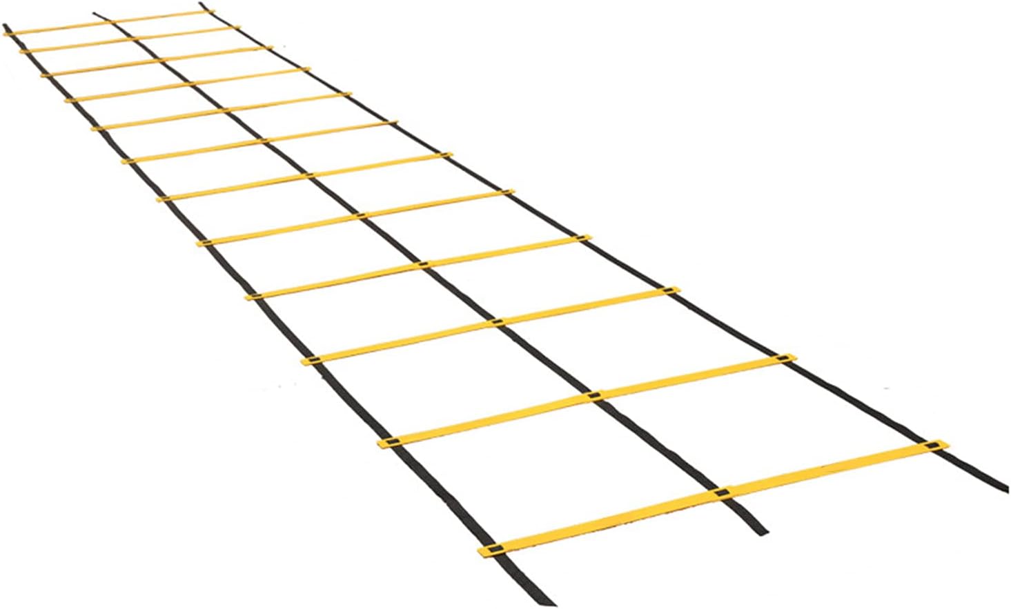 Agility Ladder Adjustable Double Row Agility Ladder,Speed Training Equipment,Football Flexibility Training Jumping,for Outdoor Athletic Footwork, Sports Drills(Size:3M) - Image 2