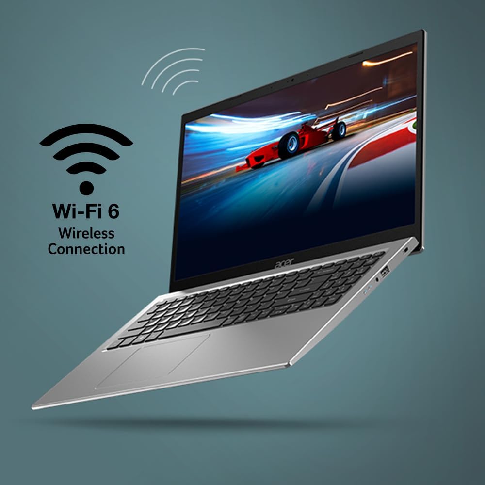 Acer Aspire 3 A315-58-74KE Slim Laptop | 15.6" Full HD Display | Intel Core i7-1165G7 Processor | Intel Iris Xe Graphics | 8GB DDR4 | 512GB PCIe Gen4 SSD | Wi-Fi 6 | Windows 11 Home | Pure Silver - Image 5