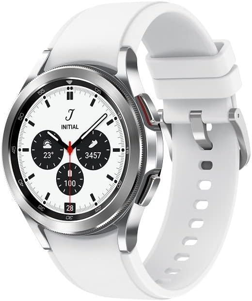 SAMSUNG Galaxy Watch 4 Classic 46mm Smartwatch with ECG Monitor Tracker for Health, Fitness, Running, Sleep Cycles, GPS Fall Detection, Bluetooth, US Version, Silver - Image 2
