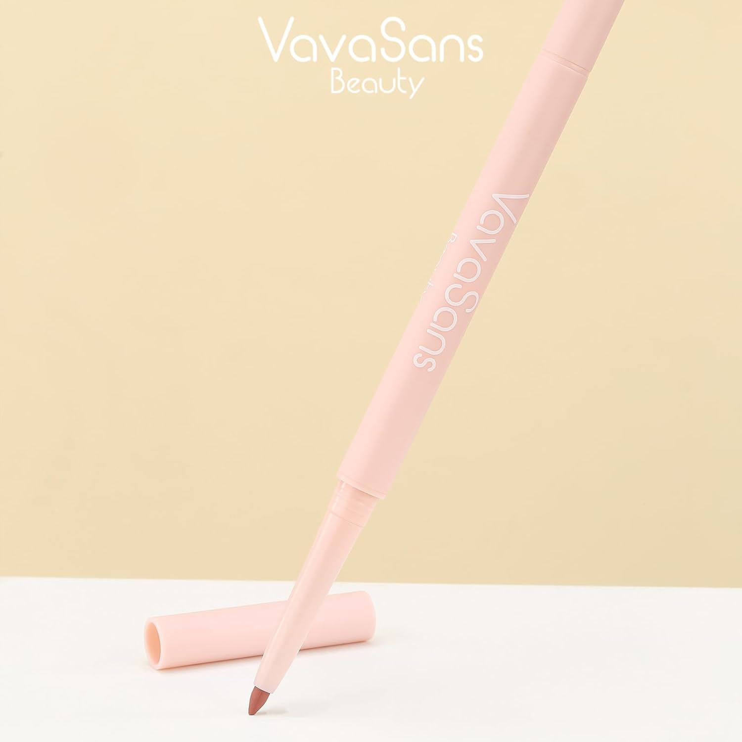 Matte Lip Liner Mechanical Pencil Ultra-Blendable Ruby Red and Pink Dual Ended Two Color Retractable Lipliner Pigmented Smooth Creamy Textured Waterproof Smudge Proof Long Lasting Makeup - Image 5