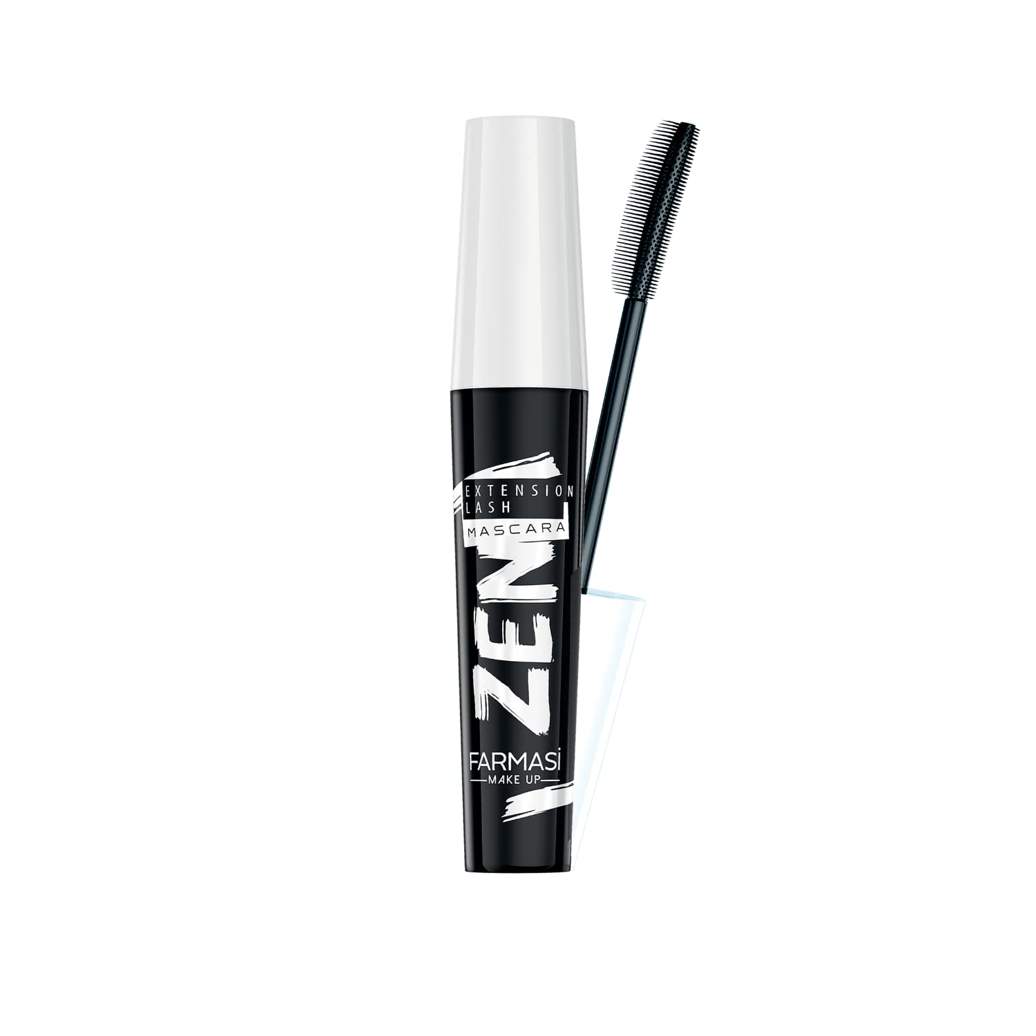 FARMASi Zen Extension Lash Mascara, Intense Length, No Flaking, No Smudging, No Clumping, Volumizes & Separates Lashes, Fuller Longer and Thicker Lashes, Blackest Black, 0.27 fl. Oz / 8 ml - Image 2