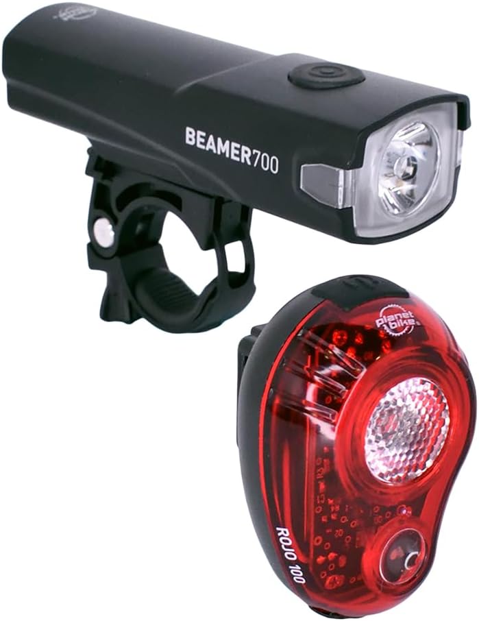 Planet Bike Beamer 700 and Rojo 100 Bike Light Set - Image 2