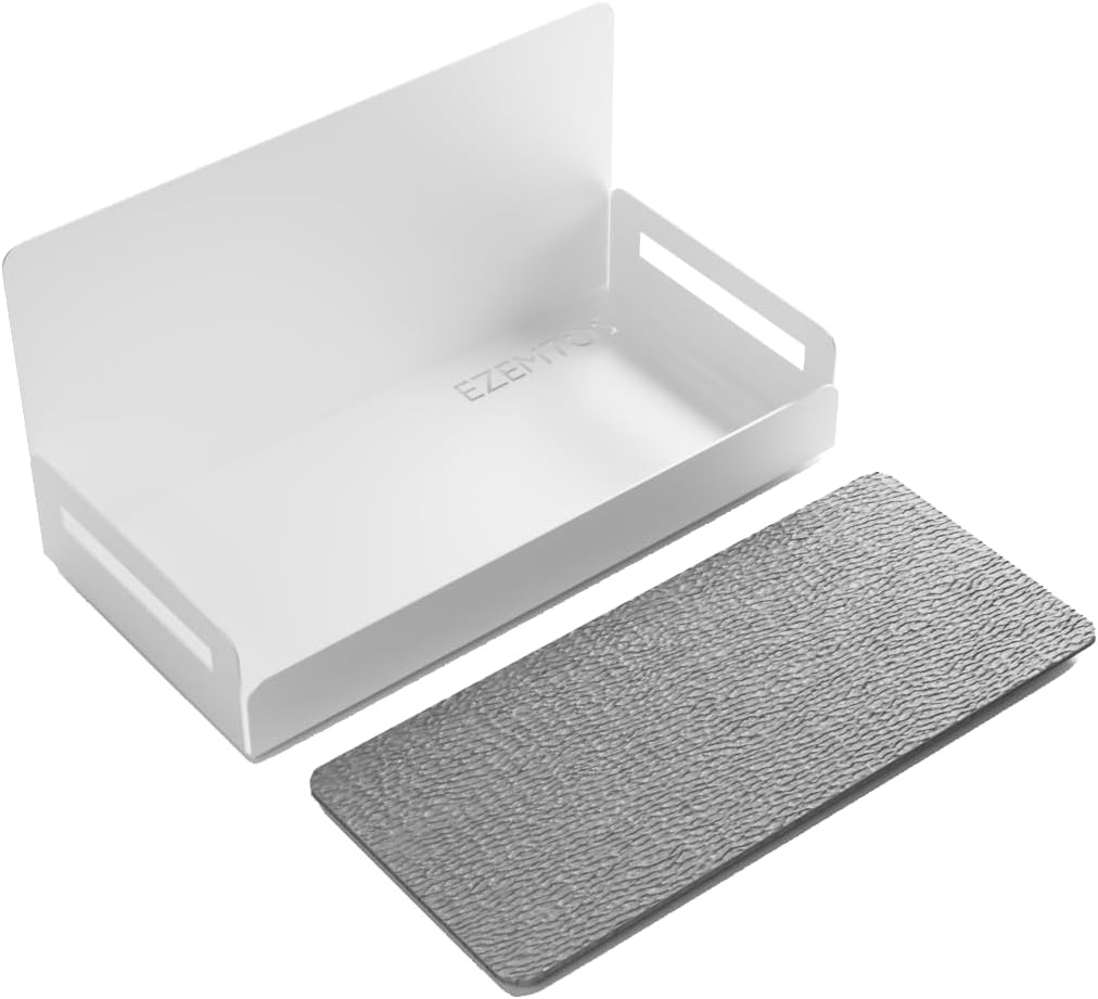 2-Pack Magnet Spice Rack For Refrigerator, White Magnetic Shelves for Classroom, 6" Deep Magnetic Shelf for Fridge Kitchen and Garage Tools Organizing, Heavy Duty 20LB Capacity - Image 2