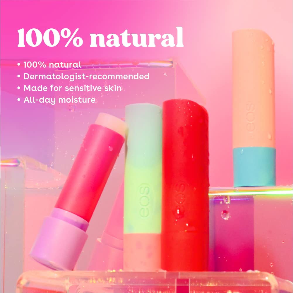 eos 100% Natural Lip Balm, Watermelon Frosé, All-Day Moisture, Lip Care Products, 0.14 oz, 2-Pack - Image 4