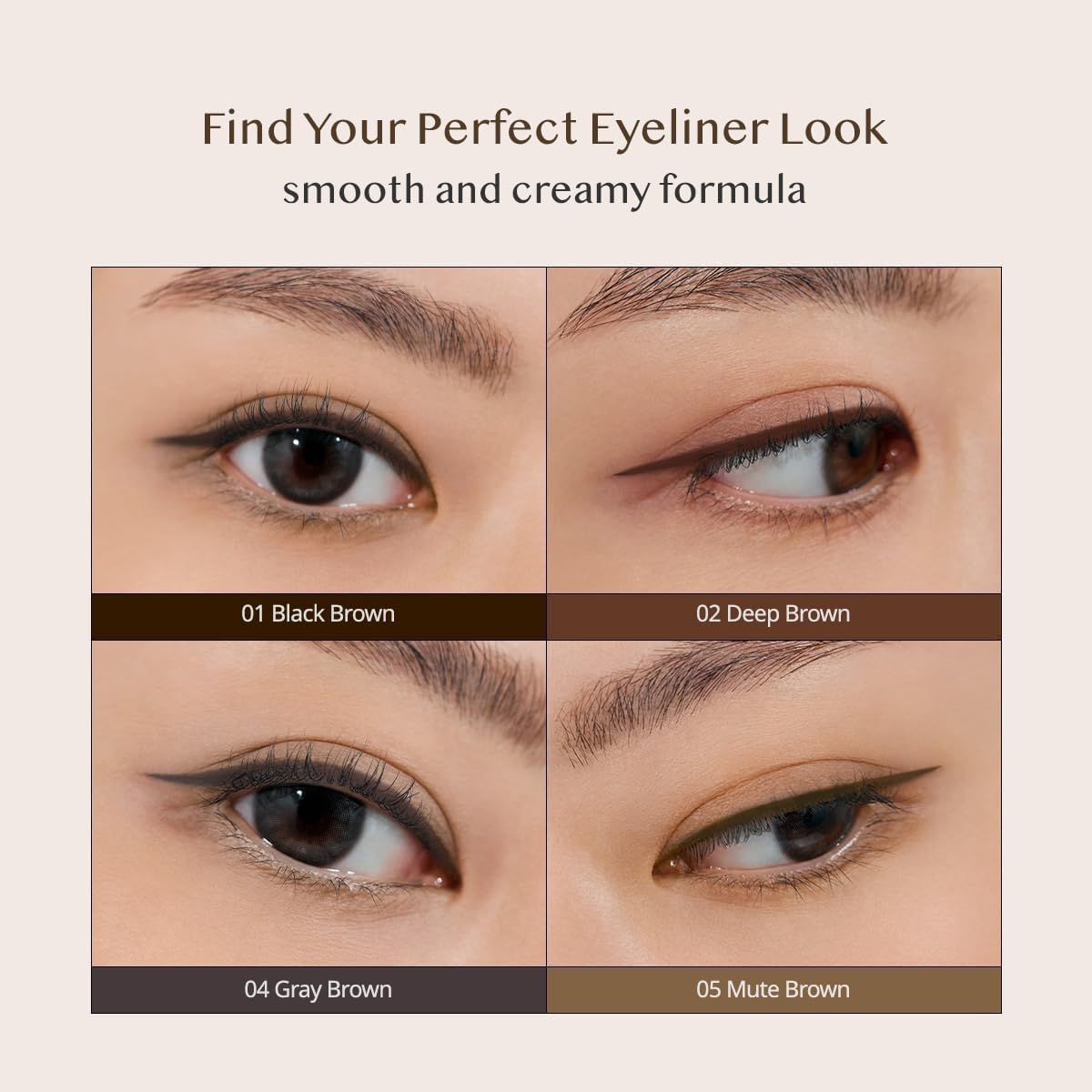CLIO Extreme Gelpresso Pencil Eyeliner | Smudge-Proof, Waterproof, Long-Lasting, Long-Wear, 6 Cool and Warm Tone Shades, Ultra-Smooth, Creamy Formula (001 Black Brown (NEW)) - Image 7