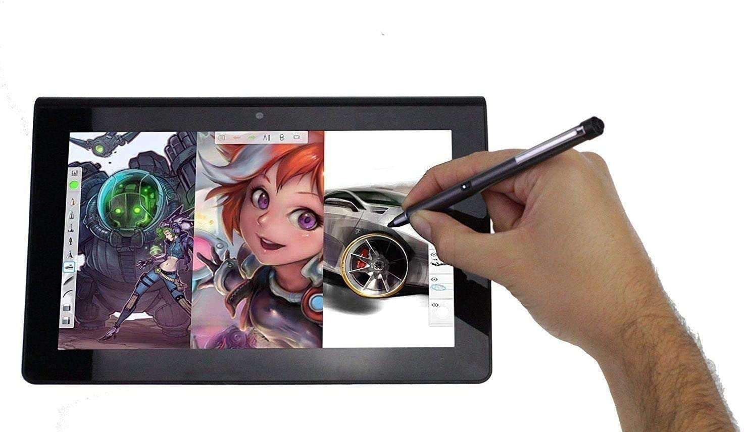 Silver Fine Point Digital Active Stylus Pen - Compatible with Jumper Laptop 16 Inch FHD Laptop - Image 6