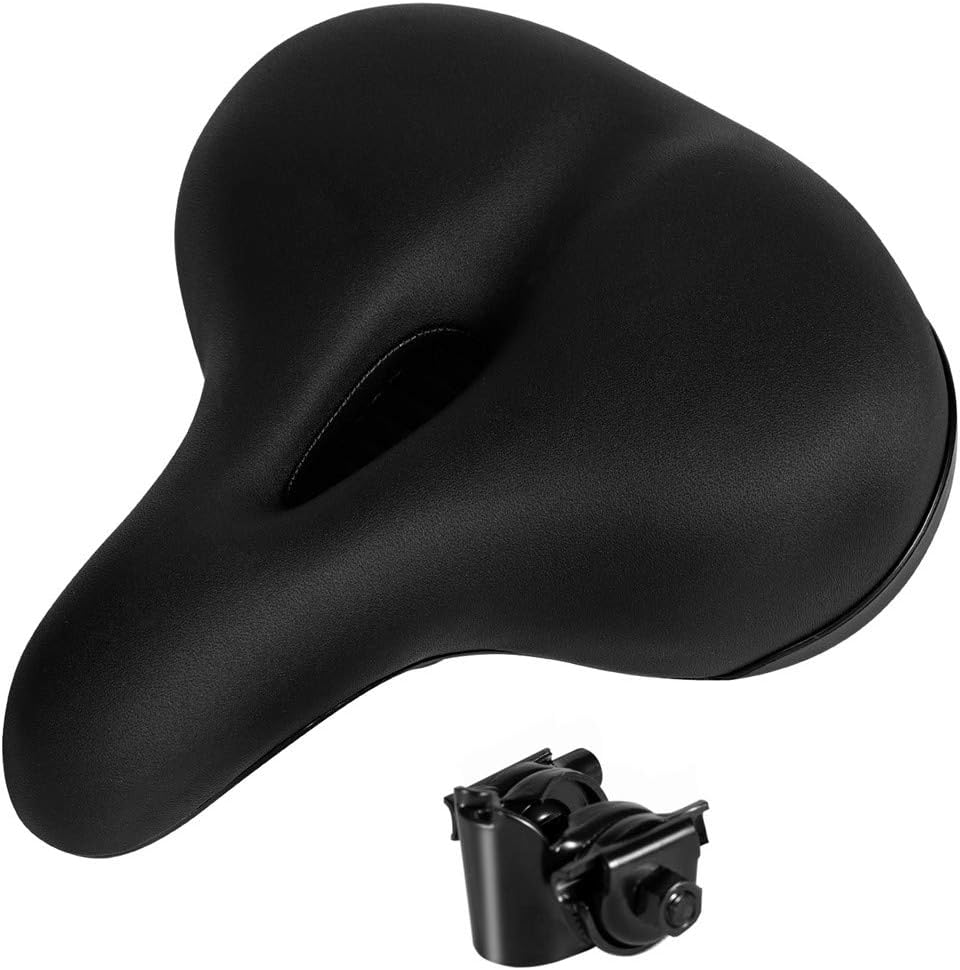 Comfortable Seat Cushion for Men Women with Dual Shock Absorbing Ball Memory Foam Wide Bicycle Saddle Fit for City Bikes MTB - Image 2