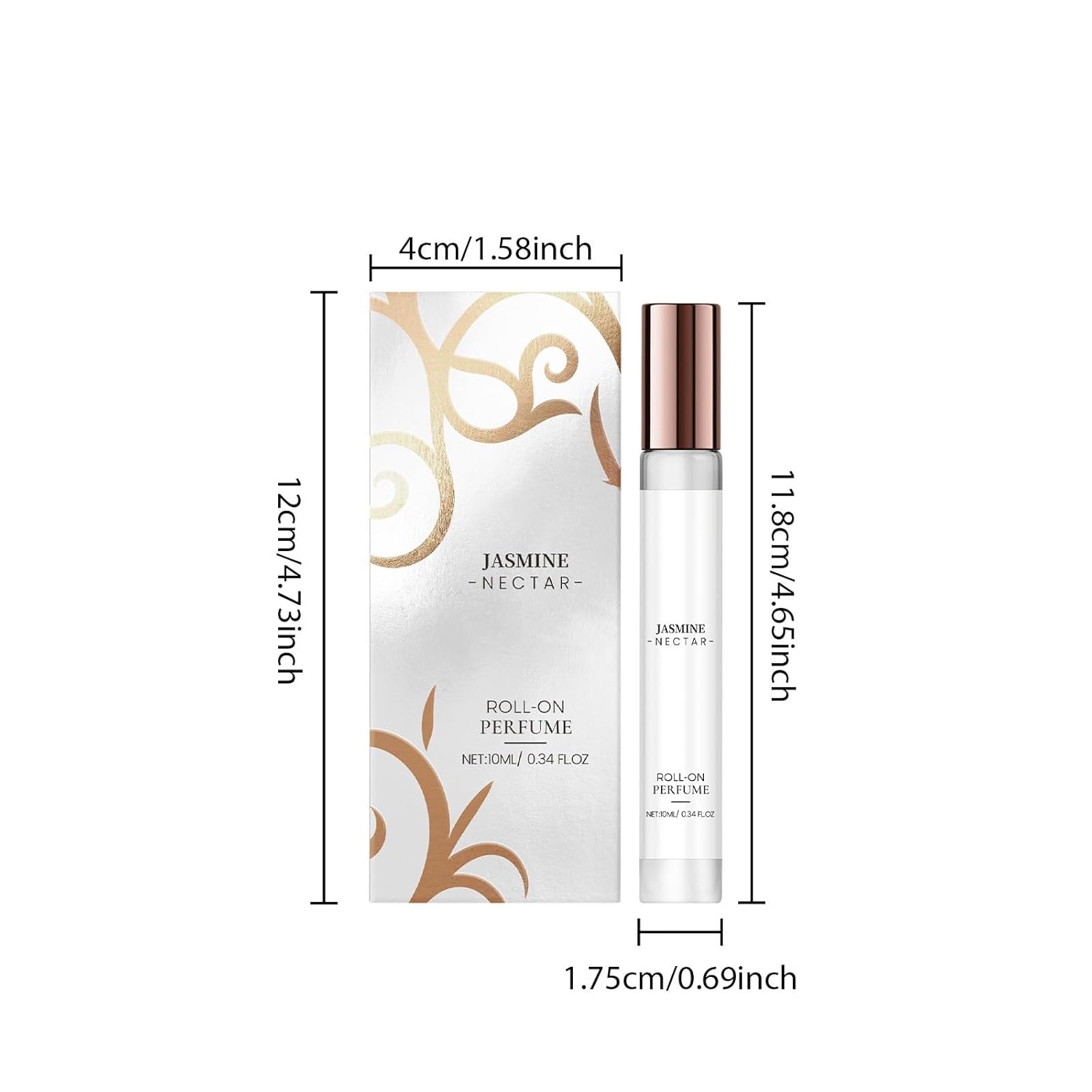 Roll-On Perfume for Women | Portable Roller Perfume | Long-lasting Sweet | Enhance Your Romance and Attraction| Jasmine Scent,10ML - Image 3