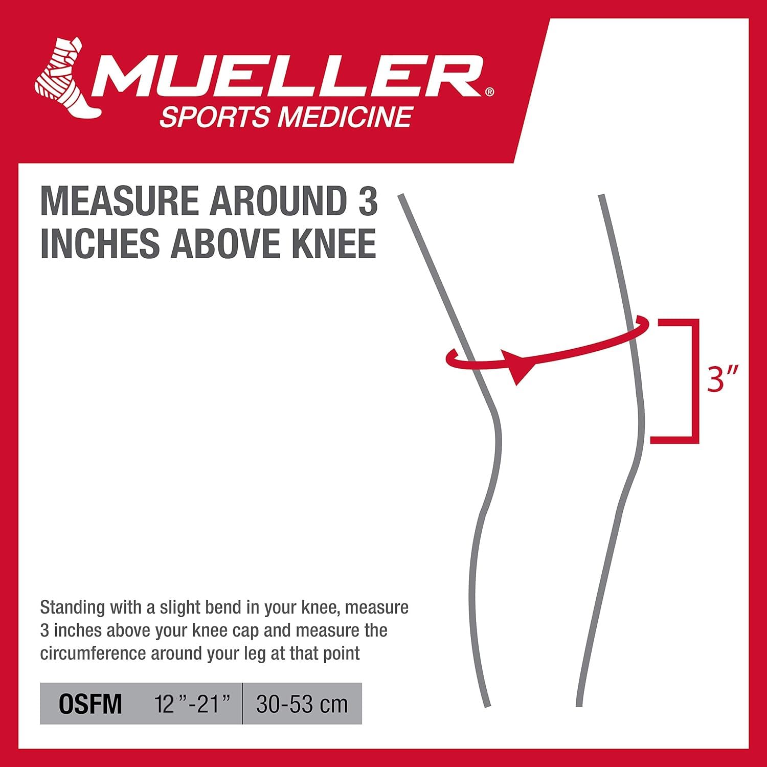 MUELLER Sports Medicine 4-Way Adjustable Knee Brace, Knee Pain Relief Support for Men and Women, Ideal for Arthritis, Sprains, Black - Image 6