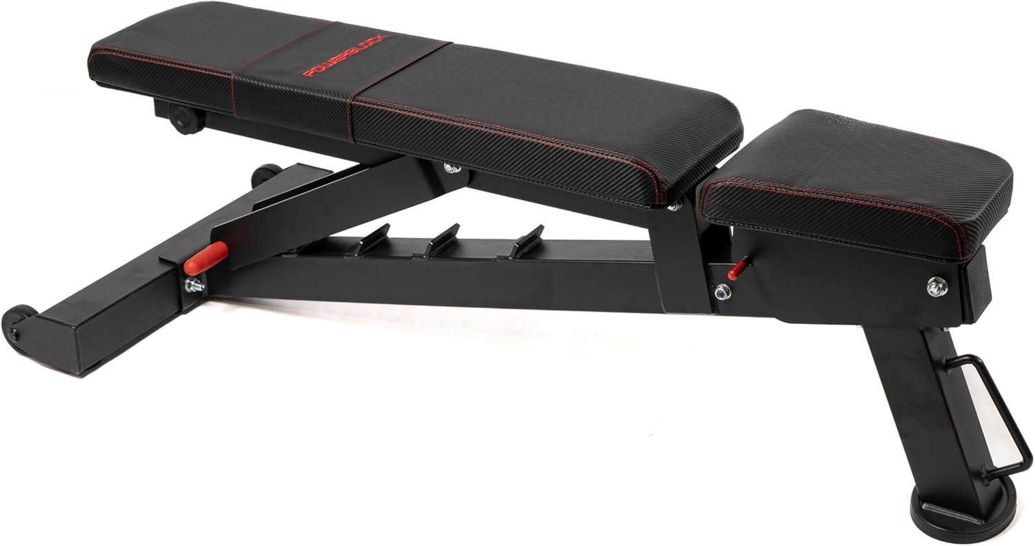 PowerBench 2.0 Adjustable Weight Bench, 7 Positions, Built-in Wheels & Handle, Innovative Equipment for Home & Commercial Gyms, Versatile Workout Bench - Image 2