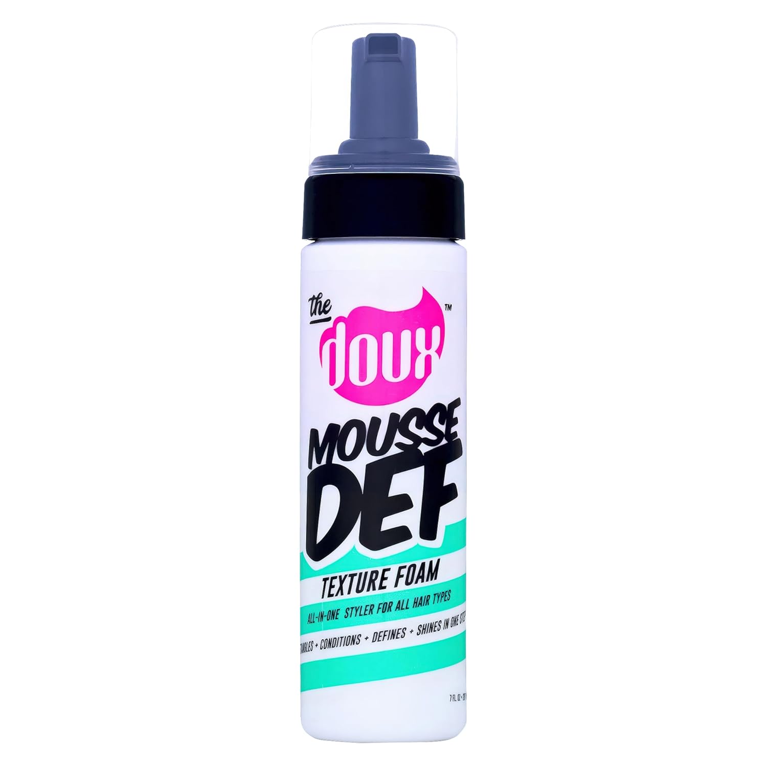 The Doux Multi-Use Mousse for Curly Hair Mousse Def Texture Foam for Styling, Curl Definition, Volume & Shine – Curl Cream Alternative for African Hair & Natural Hair Styles - Image 2