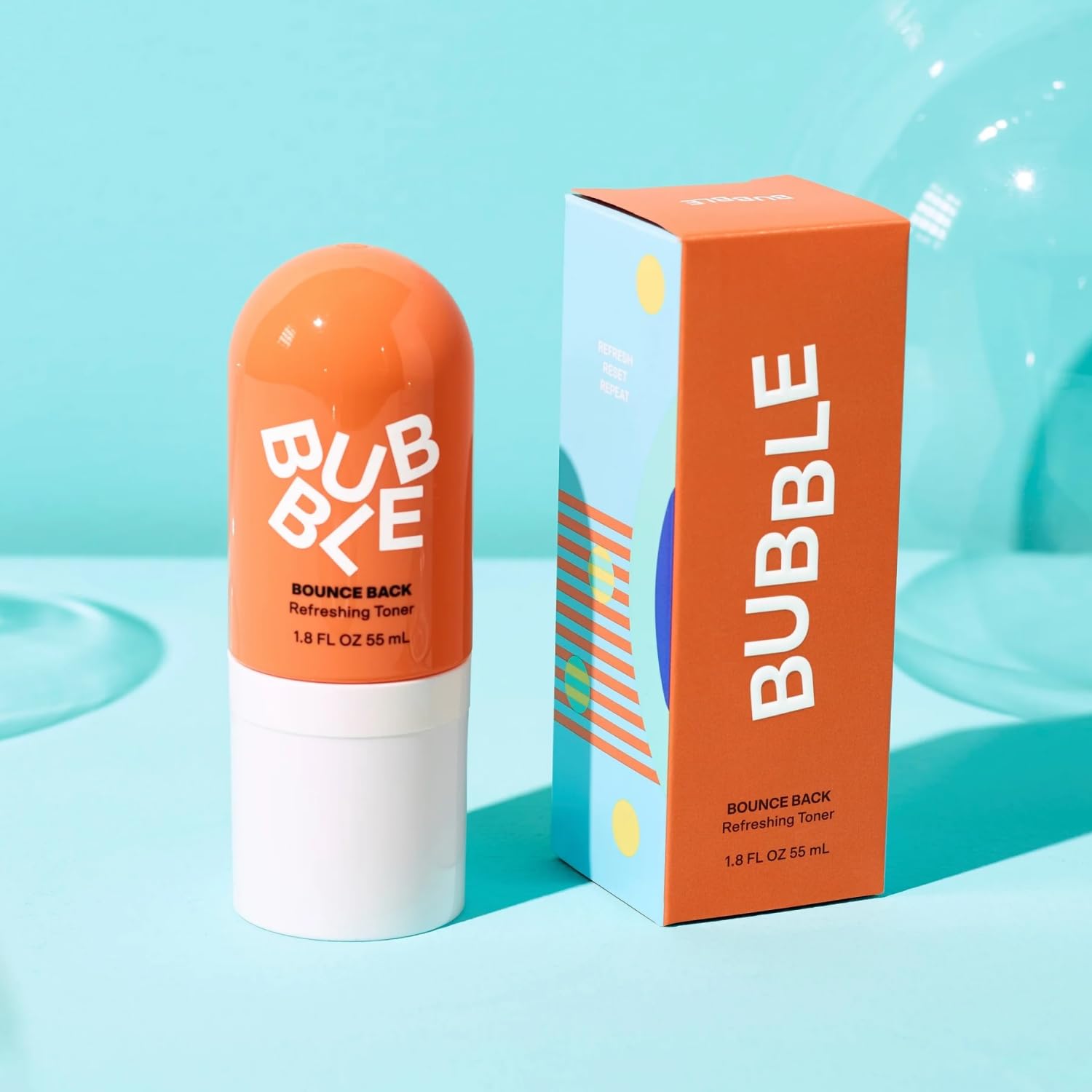 Bubble Skincare Bounce Back Balancing Facial Toner Mist - Hydrating Toner Spray + Pore Minimizer Made with Sea Water and Niacinamide to Help Improve Texture & Radiance (55ml) - Image 3
